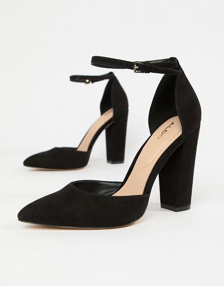 Aldo Nicholes Block Heel Pumps-black