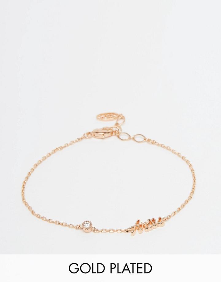 Astrid & Miyu Aries Zodiac Bracelet - Gold