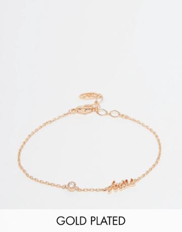 Astrid & Miyu Aries Zodiac Bracelet - Gold