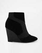 Report Signature Iliana Wedge Ankle Boots - Black