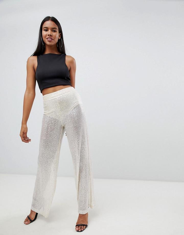 Rare Sequin Pants - Gold