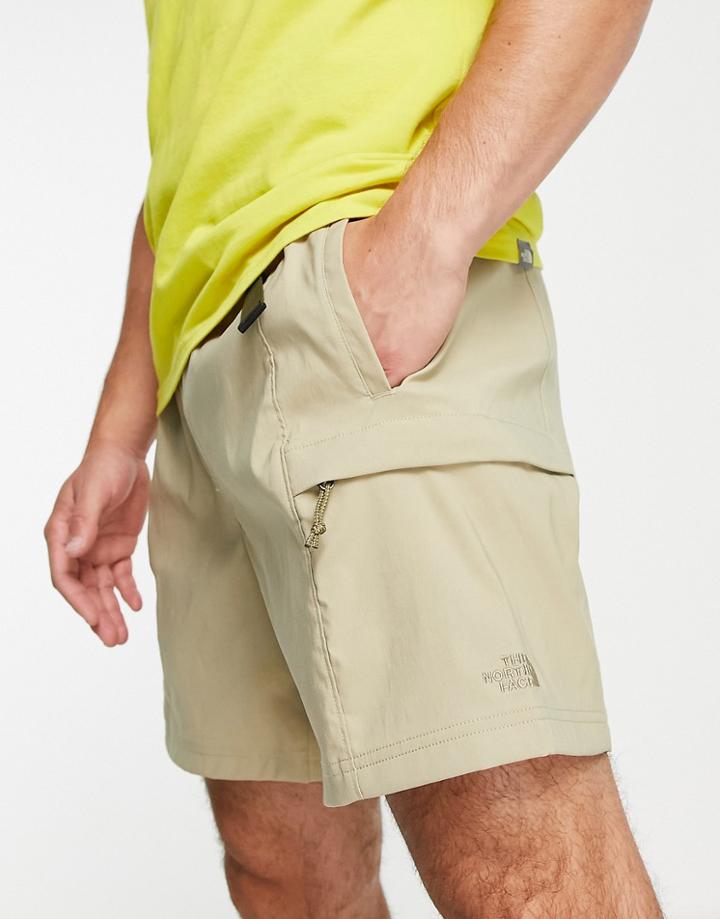The North Face Class V Belted Short In Beige-neutral