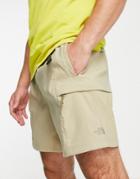 The North Face Class V Belted Short In Beige-neutral