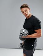 Adidas Athletics Id Terry Loop T-shirt In Black Bq0719 - Black