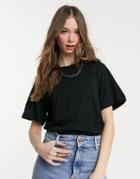 & Other Stories Organic Cotton T-shirt In Black
