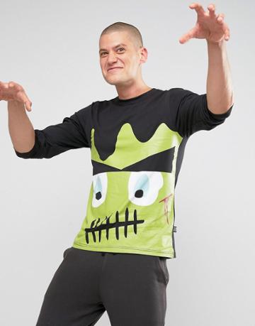 Ssdd Halloween Lounge Top - Green