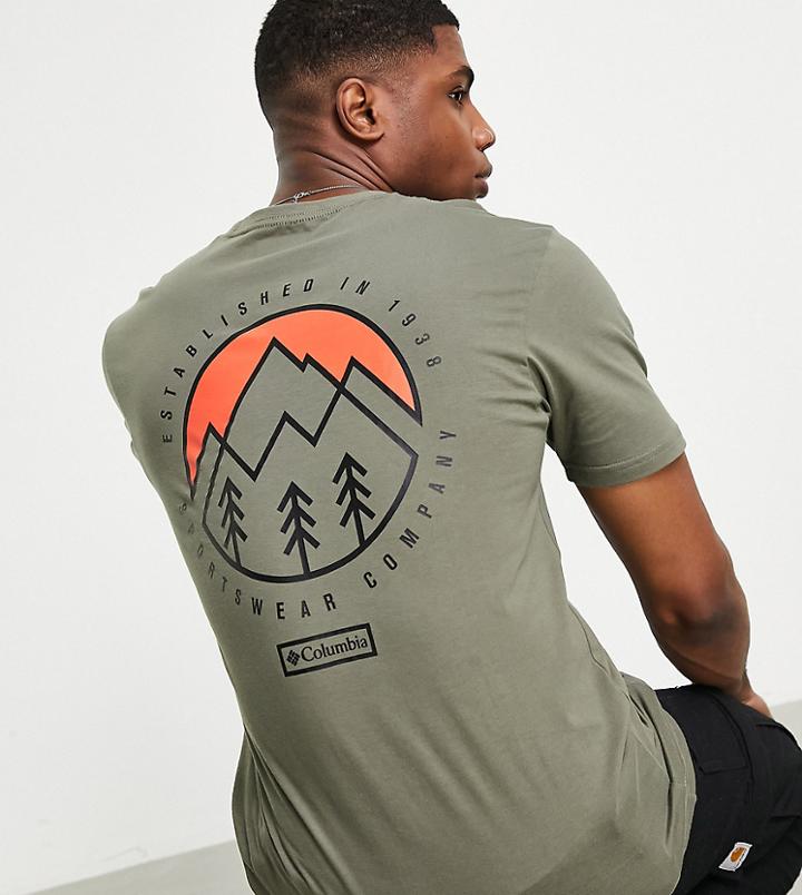 Columbia Tillamook T-shirt In Green Exclusive At Asos
