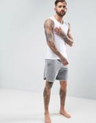 Boss By Hugo Boss Lounge Shorts In Regular Fit - Gray