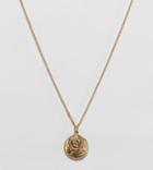 Shashi 18k Gold Plated Double Coin Pendant Necklace - Gold