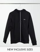Boss Athleisure Saggy Zip Up Hoodie In Black - Part Of A Set