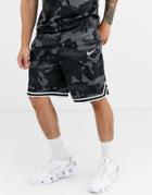 Nike Basketball Dna Camo Shorts In Black