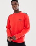 Moschino Cotton Fleece Sweatshirt In Red - Red