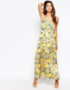 Traffic People Odyssey Flaunt It Maxi Dress - Yellow