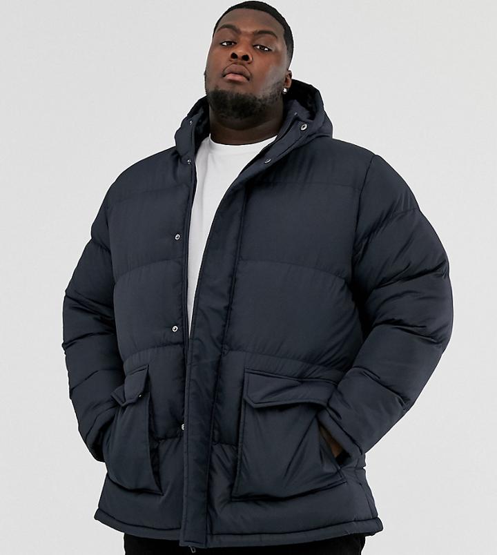 French Connection Plus Longline Padded Hooded Parka