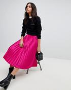 Y.a.s Pleated Midi Skirt - Pink