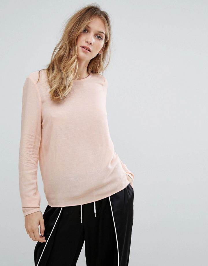 Vero Moda Long Sleeve T-shirt - Cream