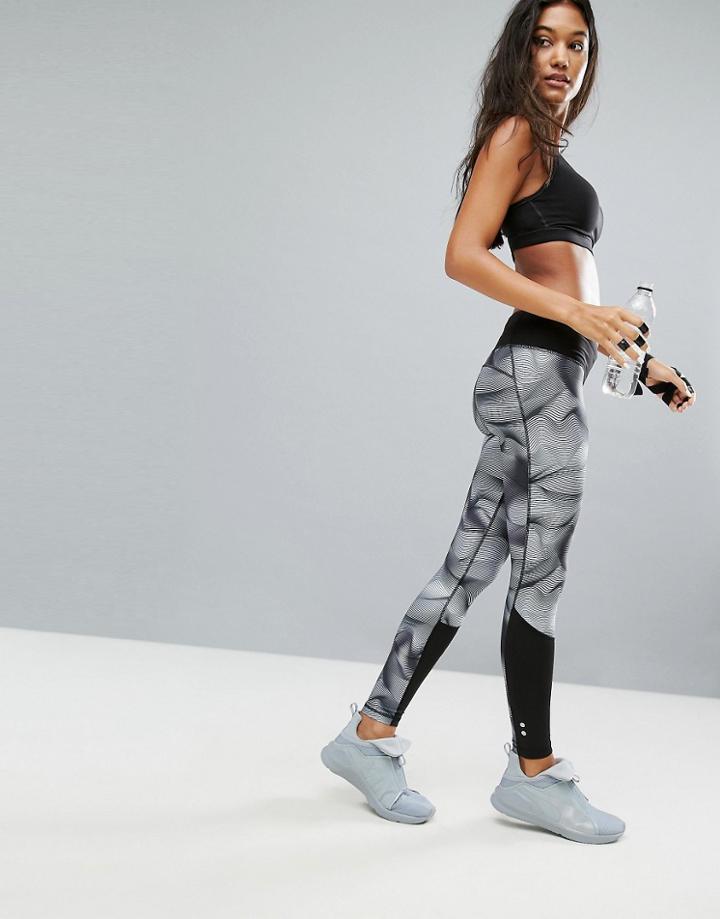 Puma Running Graphic Leggings - Gray