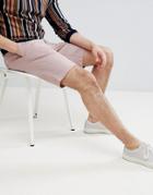 Only & Sons Chino Shorts In Pink - Pink