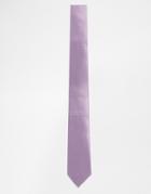 Asos Wedding Tie In Lilac - Lilac