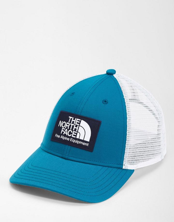 The North Face Mudder Trucker Cap In Blue