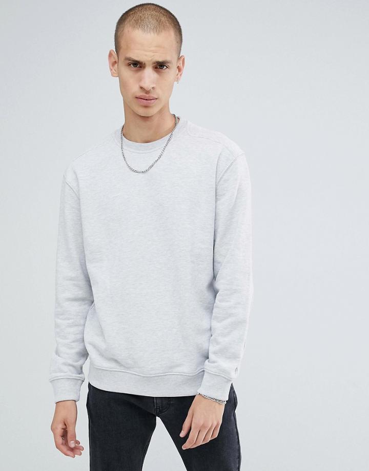 Lee Crew Neck Sweatshirt Gray - Gray