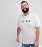 Asos X Glaad Plus T-shirt With Unity Embroidery - White