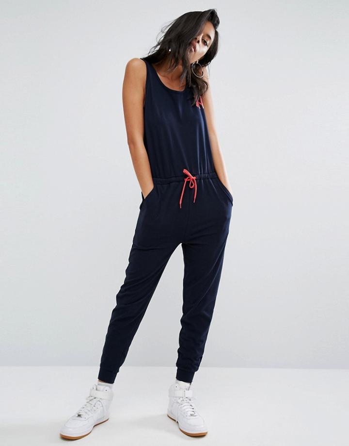 Majestic Yankees Jumpsuit - Navy
