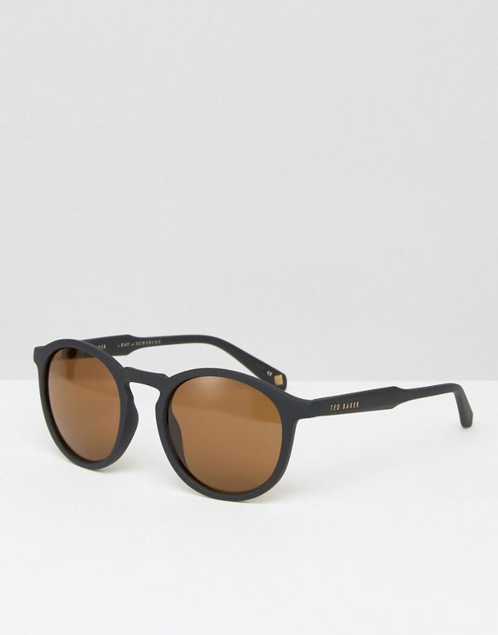 Ted Baker Round Sunglasses - Black