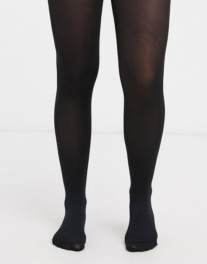 Asos Design 80 Denier Tights In Black - Black