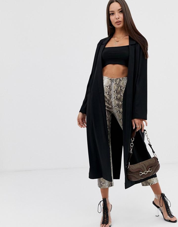 Asos Design Soft Duster - Black