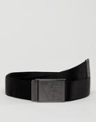 Etnies Staplez Belt In Black - Black