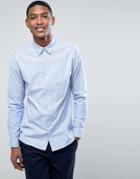 Selected Homme Slim Oxford With Stretch - Blue