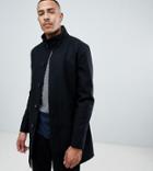 French Connection Tall Wool Blend Funnel Neck Coat