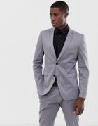 Esprit Slim Fit Suit Jacket In Gray - Gray