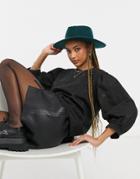 Object Textured Blouse In Black