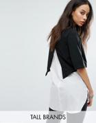 Noisy May Tall Funnel Neck 2in1 Top - Multi