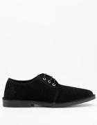Original Penguin Suede Casual Lace Up Shoes In Black