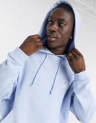 Asos Design Set Oversized Hoodie With Small Logo Print-blues