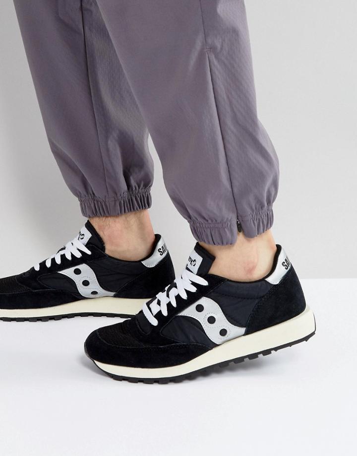Saucony Jazz Original Vintage Sneakers In Black S70368-10 - Black