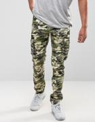 Liquor & Poker Cargo Pant Green Camo - Green