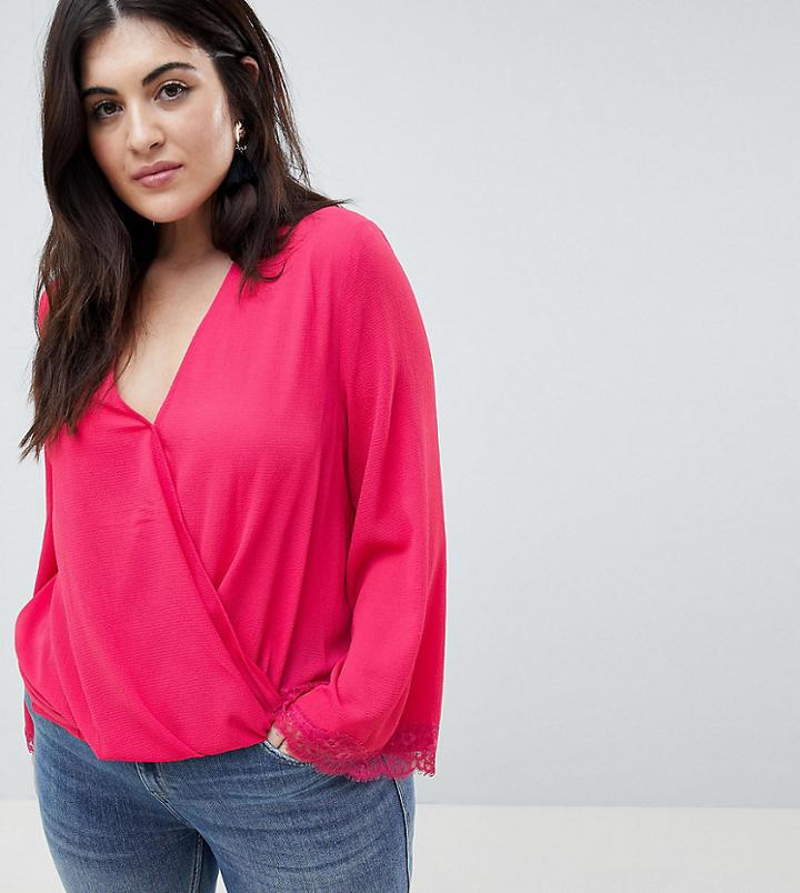 Lovedrobe Wrap Top - Pink