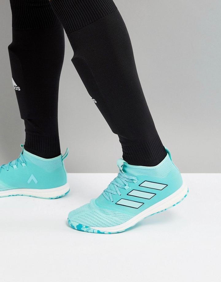 Adidas Soccer Ace Tango 17.1 Boost Sneakers In Blue By1993 - Blue