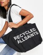 Allsaints Shopper Bag In Black