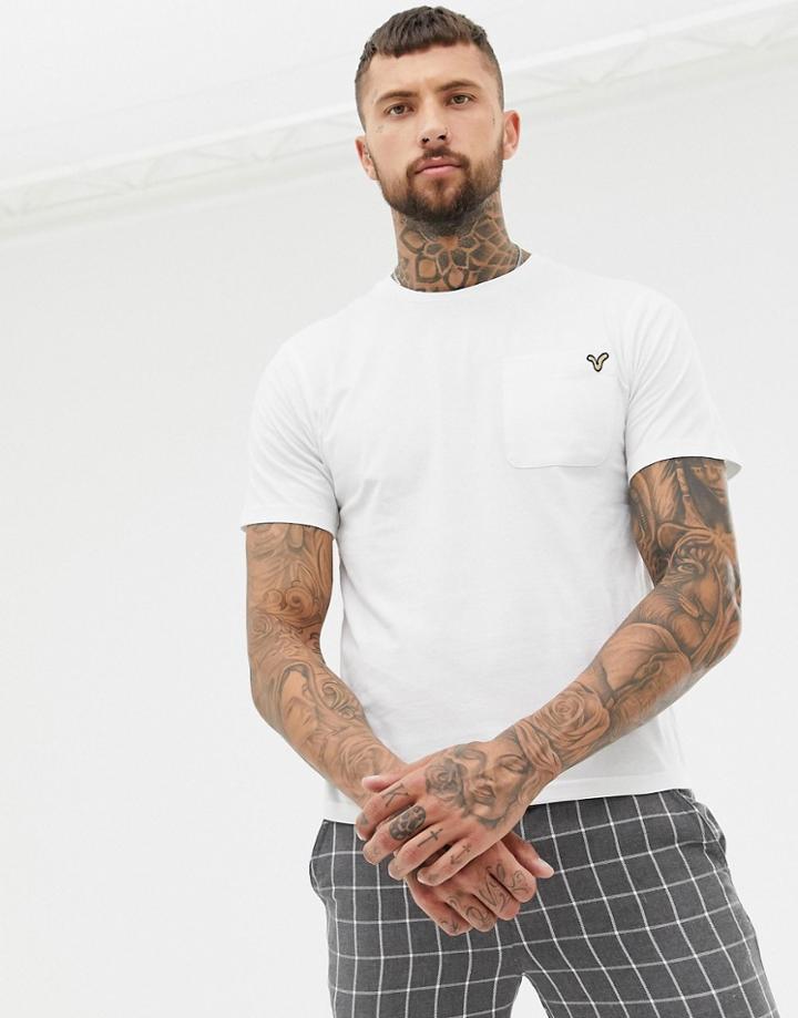 Voi Jeans Pocket T-shirt In White - White