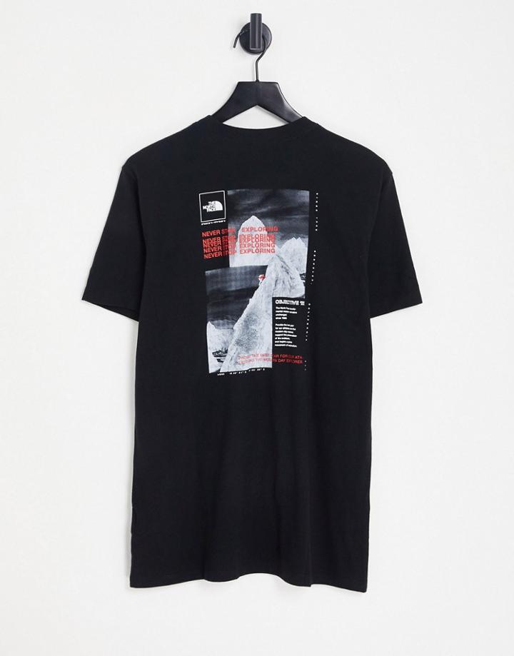 The North Face Collage T-shirt In Black