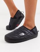 The North Face Thermoball Traction Mule Slippers In Black