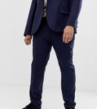 Twisted Tailor Plus Suit Pants In Navy - Navy