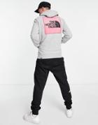 The North Face Light Graphic Hoodie In Gray
