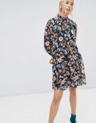 Gestuz Sustainable Floral Print Mini Dress - Multi