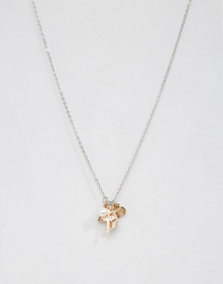 Asos Trinket Charm Necklace - Multi
